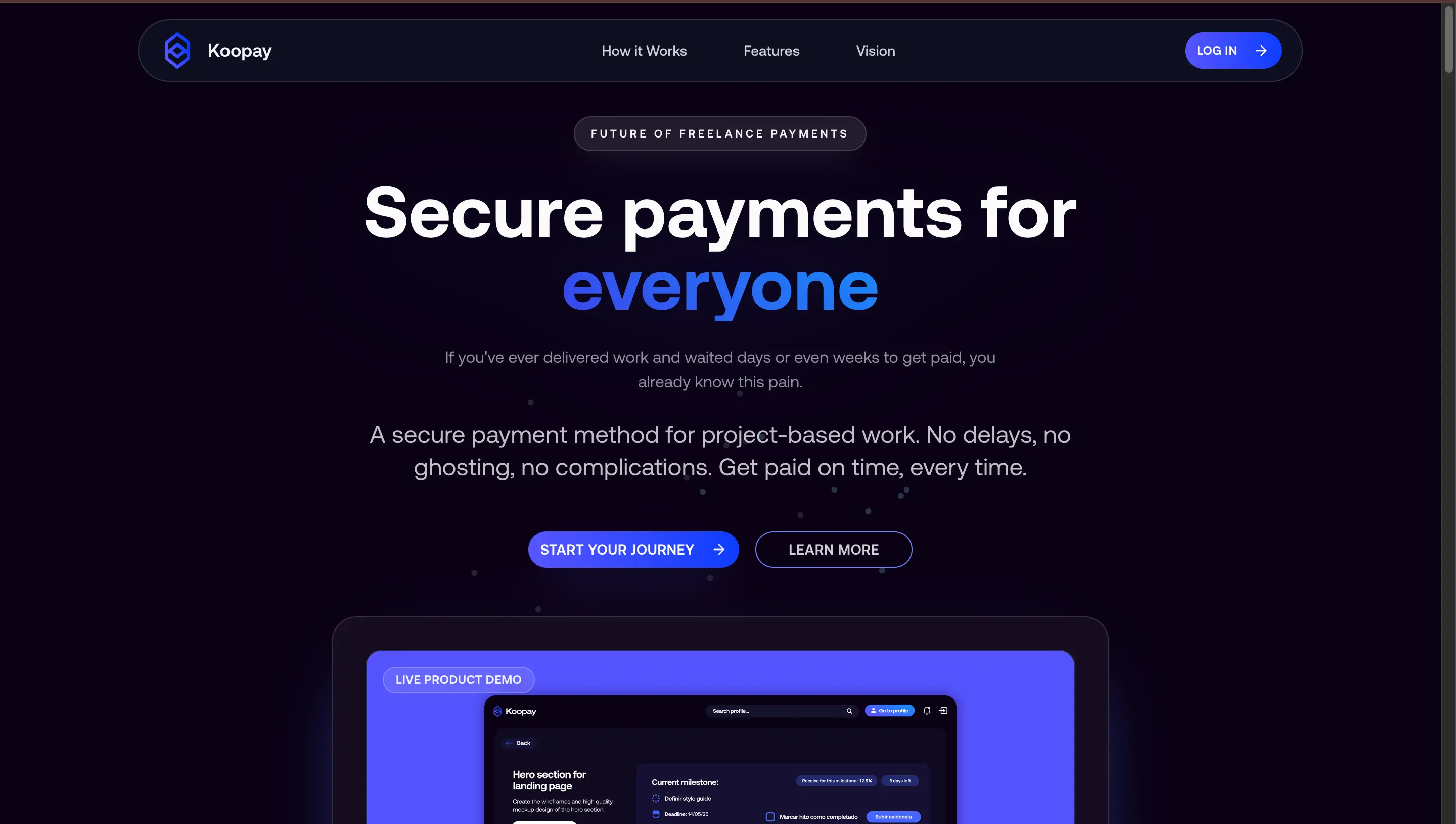 Koopay Escrow System